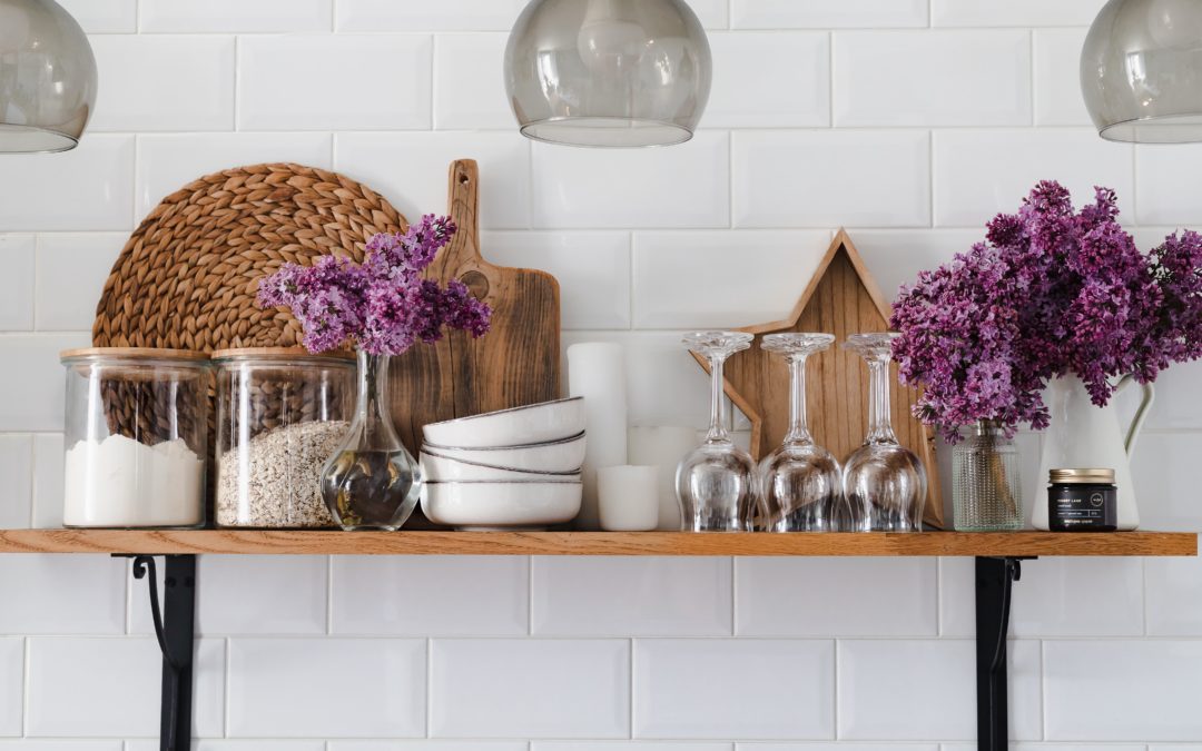 How to Style Open Shelving
